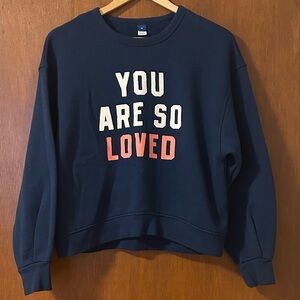 YOU ARE SO LOVED Cropped Sweatshirt